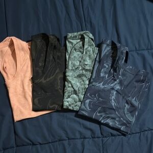 Lot of 4 Athleta Women's Tank Tops - sz Medium Momentum Seamless Tank